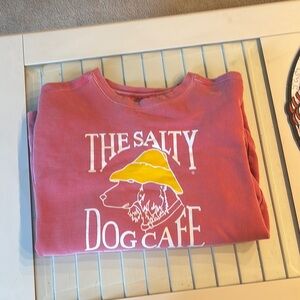 Comfort Colors Pink Sweatshirt - The Salty Dog Cafe